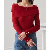 アシメオフショルリブニット | RANAN | 詳細画像10 