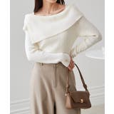 アシメオフショルリブニット | RANAN | 詳細画像17 