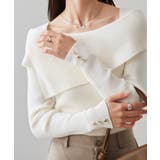 アシメオフショルリブニット | RANAN | 詳細画像18 