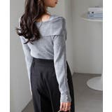 アシメオフショルリブニット | RANAN | 詳細画像23 