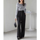 アシメオフショルリブニット | RANAN | 詳細画像25 