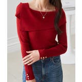 アシメオフショルリブニット | RANAN | 詳細画像8 