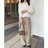 ゴールドボタンラメフェザーカーディガン | RANAN | 詳細画像4 