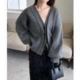 フロントレイヤードＶカーディガン | RANAN | 詳細画像10 