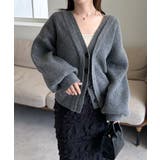 フロントレイヤードＶカーディガン | RANAN | 詳細画像11 