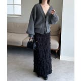 フロントレイヤードＶカーディガン | RANAN | 詳細画像12 