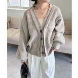 フロントレイヤードＶカーディガン | RANAN | 詳細画像19 