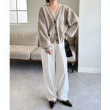 フロントレイヤードＶカーディガン | RANAN | 詳細画像21 