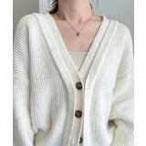 フロントレイヤードＶカーディガン | RANAN | 詳細画像6 