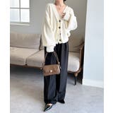 フロントレイヤードＶカーディガン | RANAN | 詳細画像8 