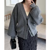 フロントレイヤードＶカーディガン | RANAN | 詳細画像9 