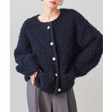 ゴールド調ボタンループ編みニットジャケット | RANAN | 詳細画像24 