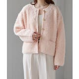 ゴールド調ボタンループ編みニットジャケット | RANAN | 詳細画像28 