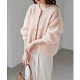 ゴールド調ボタンループ編みニットジャケット | RANAN | 詳細画像4 