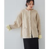 ゴールドボタン裏配色ニットカーディガン | RANAN | 詳細画像27 