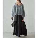 シャギーニット×キャミワンピースセット | RANAN | 詳細画像11 