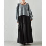 シャギーニット×キャミワンピースセット | RANAN | 詳細画像12 