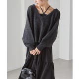 シャギーニット×キャミワンピースセット | RANAN | 詳細画像6 