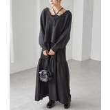 シャギーニット×キャミワンピースセット | RANAN | 詳細画像8 