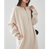 裏起毛ハーフジップワンピース | RANAN | 詳細画像15 