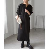 裏起毛ハーフジップワンピース | RANAN | 詳細画像2 