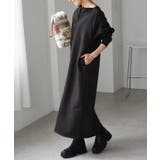 裏起毛ハーフジップワンピース | RANAN | 詳細画像3 