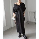 裏起毛ハーフジップワンピース | RANAN | 詳細画像4 