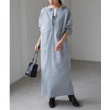 グレー | 裏起毛ハーフジップワンピース | RANAN