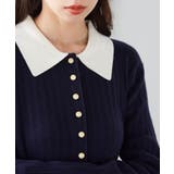 ポロカラーリブニットワンピース | RANAN | 詳細画像11 