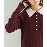 ポロカラーリブニットワンピース | RANAN | 詳細画像15 