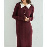 ポロカラーリブニットワンピース | RANAN | 詳細画像19 