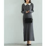 ポロカラーリブニットワンピース | RANAN | 詳細画像6 