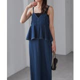 デニムペプラムキャミワンピース | RANAN | 詳細画像12