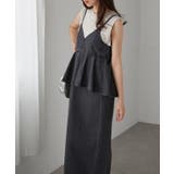 デニムペプラムキャミワンピース | RANAN | 詳細画像15