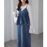 デニムペプラムキャミワンピース | RANAN | 詳細画像29