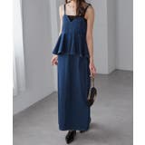 デニムペプラムキャミワンピース | RANAN | 詳細画像3