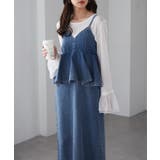 デニムペプラムキャミワンピース | RANAN | 詳細画像40 