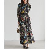 レトロフラワーシャツワンピース | RANAN | 詳細画像4