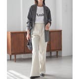 あったか裏ベロアニットコールフレアパンツ | RANAN | 詳細画像14 