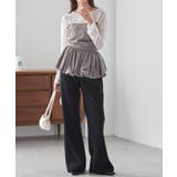 あったか裏ベロアニットコールフレアパンツ | RANAN | 詳細画像3 