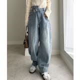 ブルー | クロスウエストカーブデニム | RANAN