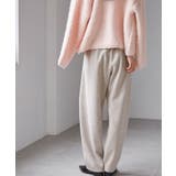 フェイクウールバレルレッグカーブパンツ | RANAN | 詳細画像10 