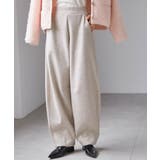 フェイクウールバレルレッグカーブパンツ | RANAN | 詳細画像11 