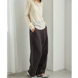 フェイクウールバレルレッグカーブパンツ | RANAN | 詳細画像21 