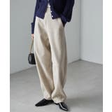 フェイクウールバレルレッグカーブパンツ | RANAN | 詳細画像22 