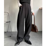 フェイクウールバレルレッグカーブパンツ | RANAN | 詳細画像3 