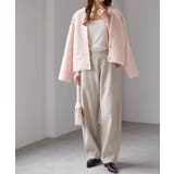 フェイクウールバレルレッグカーブパンツ | RANAN | 詳細画像9 