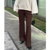 【S~LLサイズ展開】ジャージーツイルフレアーパンツ | RANAN | 詳細画像25