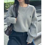 グレー | ＜Ｕ．Ｓ．Ｐ＞刺繍スウェットライクニット | RANAN