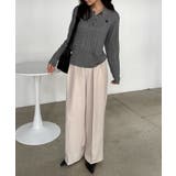 <U.S.P>刺繍長袖ケーブルポロニット | RANAN | 詳細画像12